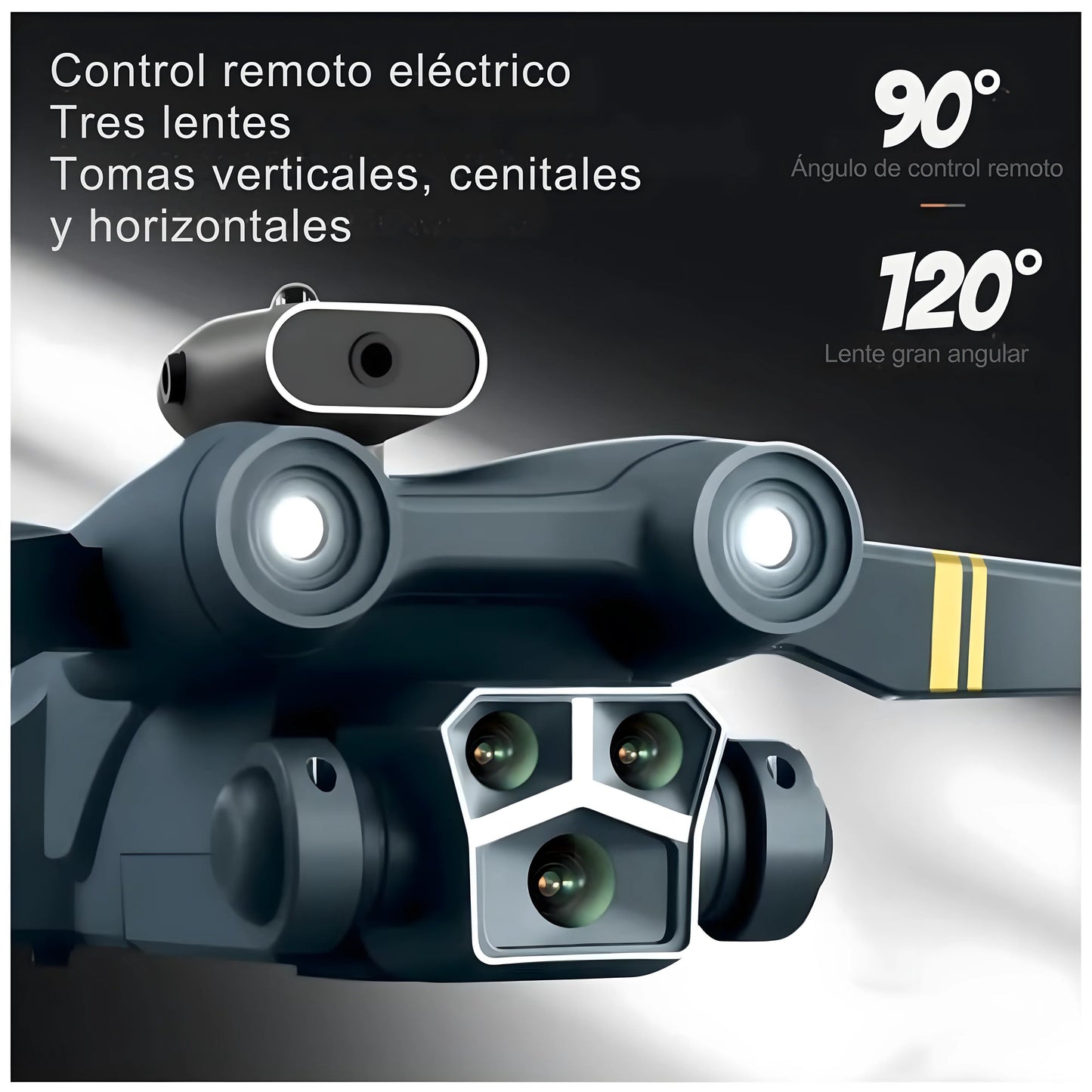 DRONE M3 - LANUS ÁGUILA PRO 4K - DOBLE BATERIA - CONTROL REMOTO