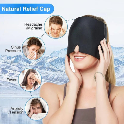 Gorro De Gel Frio Para Dolor de Cabeza