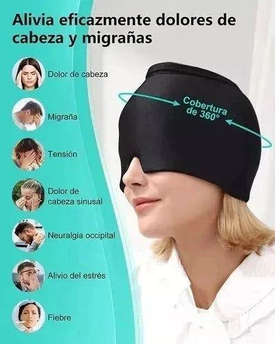 Gorro De Gel Frio Para Dolor de Cabeza