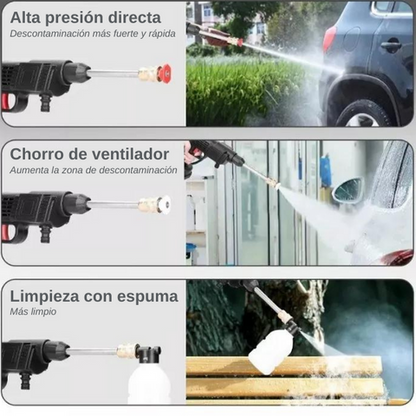 Hidrolavadora Inalambrica Portátil 48v con 2 Baterias +   🎁SÚPER REGALO Aspiradora Portatil 3 En 1