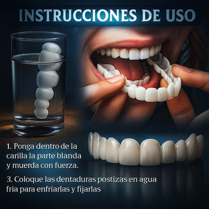 ¿TE DAN PENA TUS DIENTES? TRANSFORMA TU SONRISA AL INSTANTE - COMPRA 1 Y LLÉVATE 2 + REGALO SORPRESA - CARILLAS DENTALES FABRICADAS EN RESINA