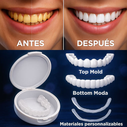 ¿TE DAN PENA TUS DIENTES? TRANSFORMA TU SONRISA AL INSTANTE - COMPRA 1 Y LLÉVATE 2 + REGALO SORPRESA - CARILLAS DENTALES FABRICADAS EN RESINA